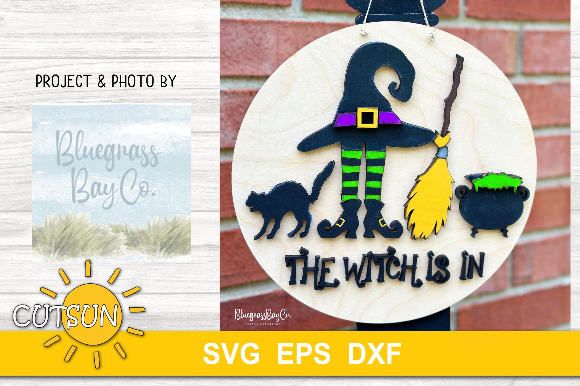 The With is in door hanger SVG