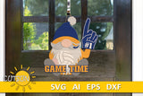 Volleyball Gnome Door hanger SVG | Volleyball Gnome Door sign SVG laser cut file