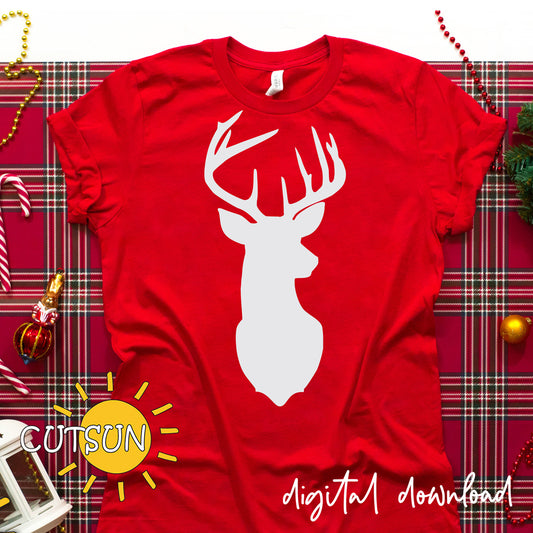 Deer Head SVG | Deer head cut file