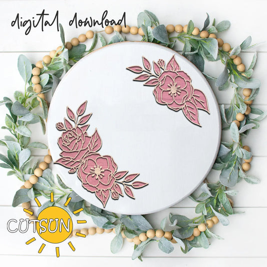 Flower SVG | Floral Laser cut svg
