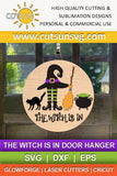 The With is in door hanger SVG