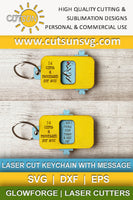 Funny Keychain SVG file for use with laser cutters featuring the message "I'd climb a mountain for you, but I might only make it this far"