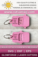 Valentine's day keychain svg for use with laser cutters - You'r still my favorite notification