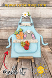 Bunny tail Easter add-on for the Interchangeable Apron SVG Laser cut file