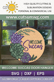 Welcome Succas door hanger SVG