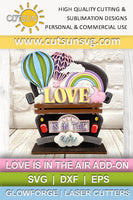Love is in the air add-on for the Interchangeable truck - SVG digital download for use with laser cutters