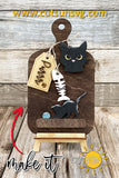 Cat Purr Add-on and Interchangeable Cutting board decor SVG