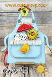 Spring add-on for the Interchangeable Apron SVG Birdhouse decor shelf sitter Laser cut file