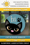 Grumpy Cat hi door hanger SVG