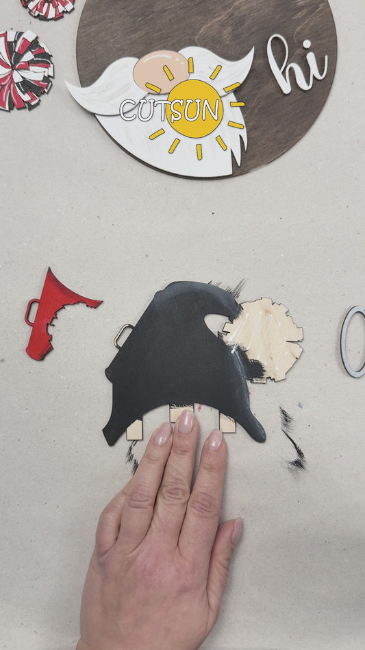 Marching Band Gnome SVG File – Musical Interchangeable Gnome Add-On for Laser Cutters