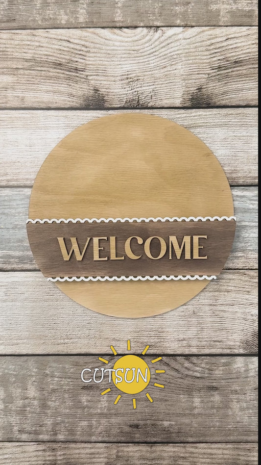 Christmas Cocoa SVG Insert for Interchangeable Round Sign | Christmas Door Hanger Add-On | Laser Cut File