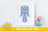 3D Layered Angels SVG