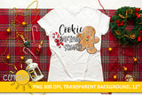 Christmas sublimation design Cookie Baking Squad