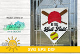Baseball Home Plate Door Hanger SVG