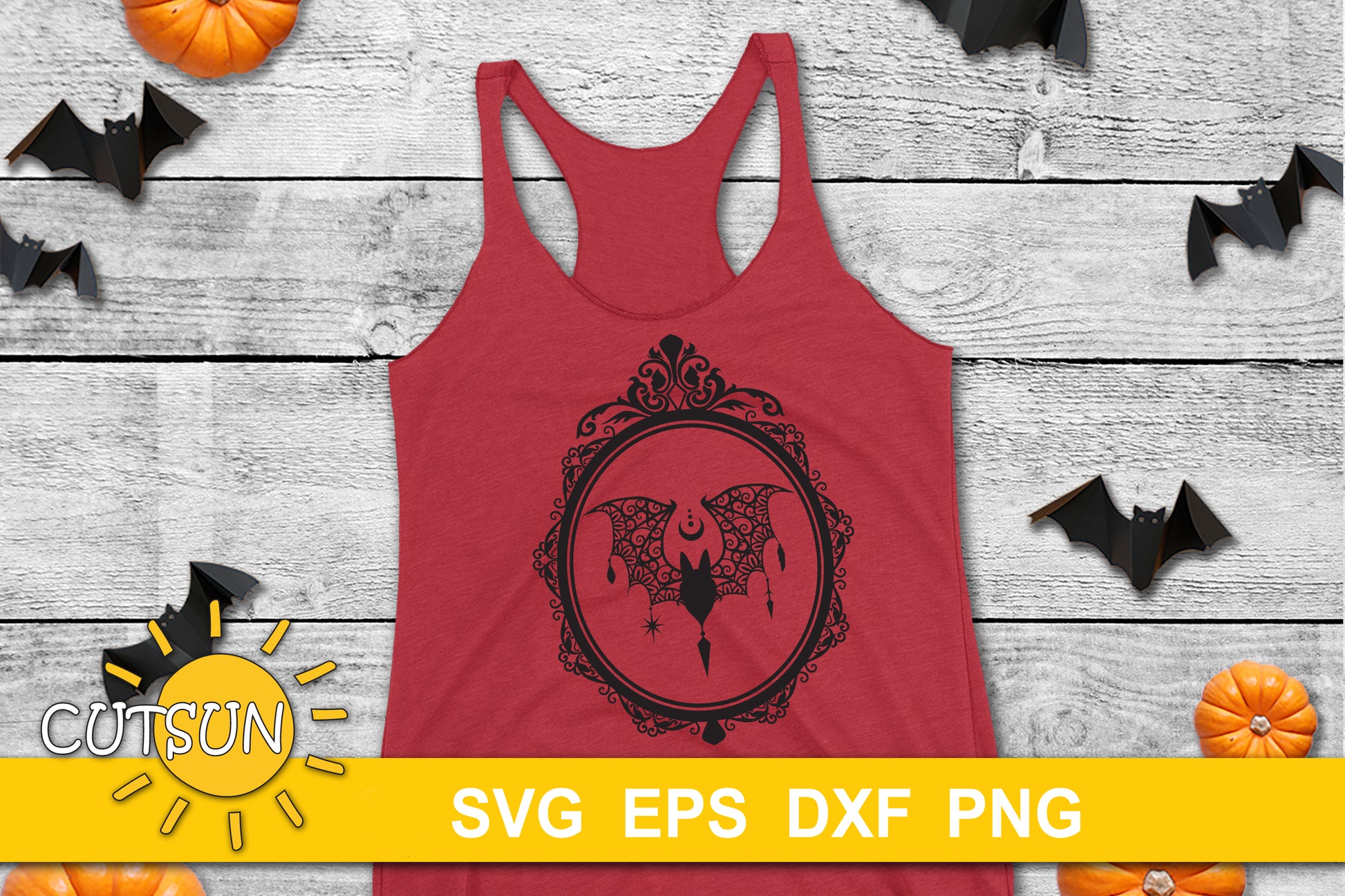 Zentangle Bat SVG