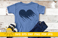 Distressed Heart SVG | Grunge heart SVG | Valentine's day SVG