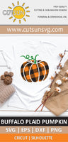 Fall SVG | Buffalo Plaid Pumpkin SVG | Plaid pumpkin SVG