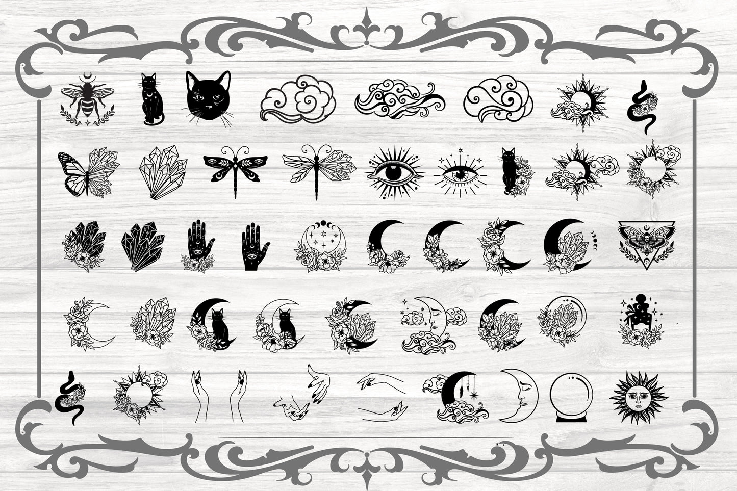 Celestial / Mytstical SVG bundle