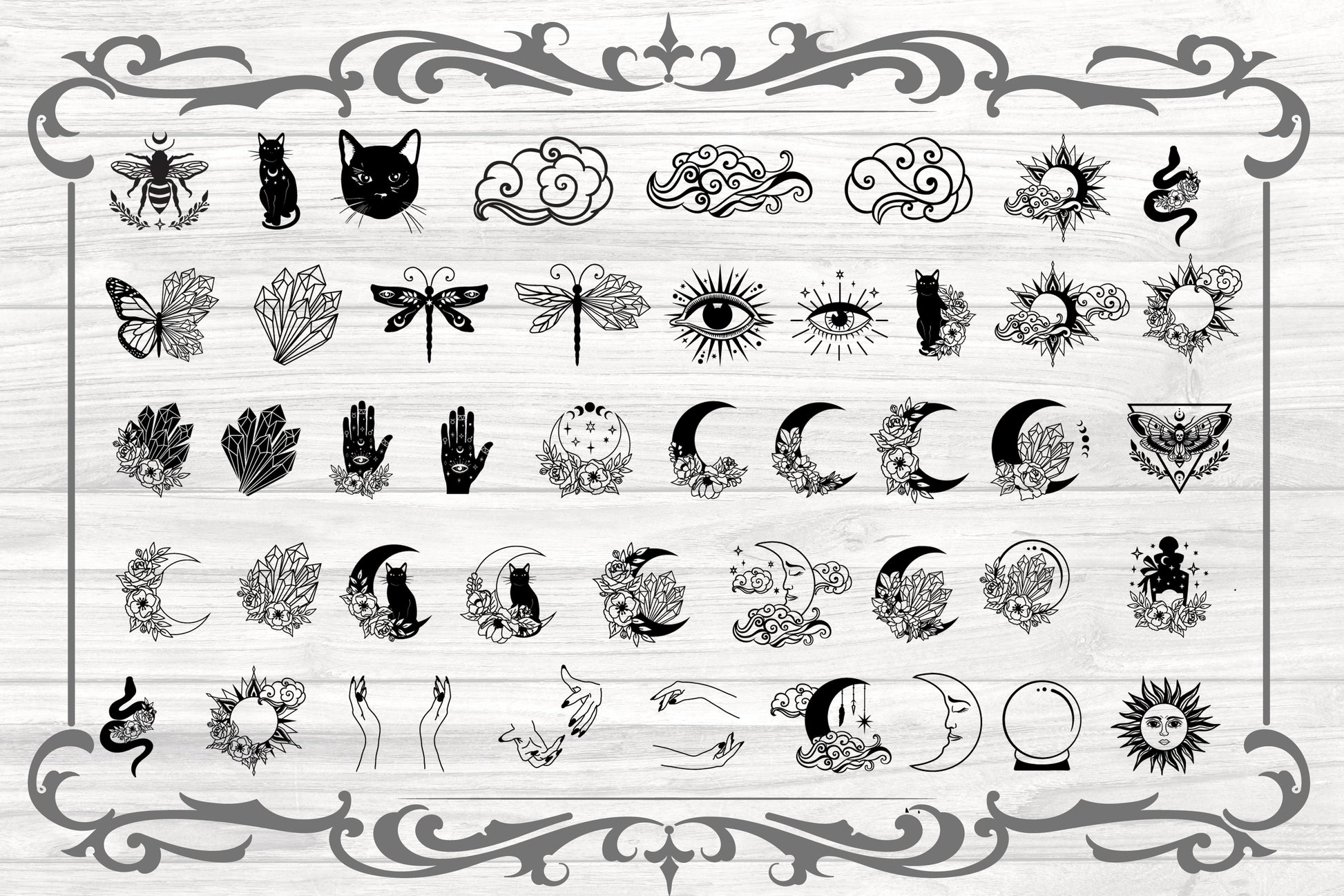 Celestial / Mytstical SVG bundle