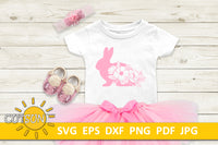 Floral Bunny SVG