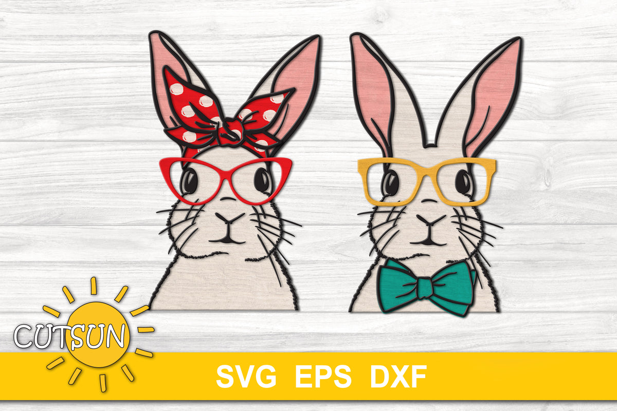 Easter Bunny SVG bundle | Bunny Face SVG bundle – Cutsunsvg