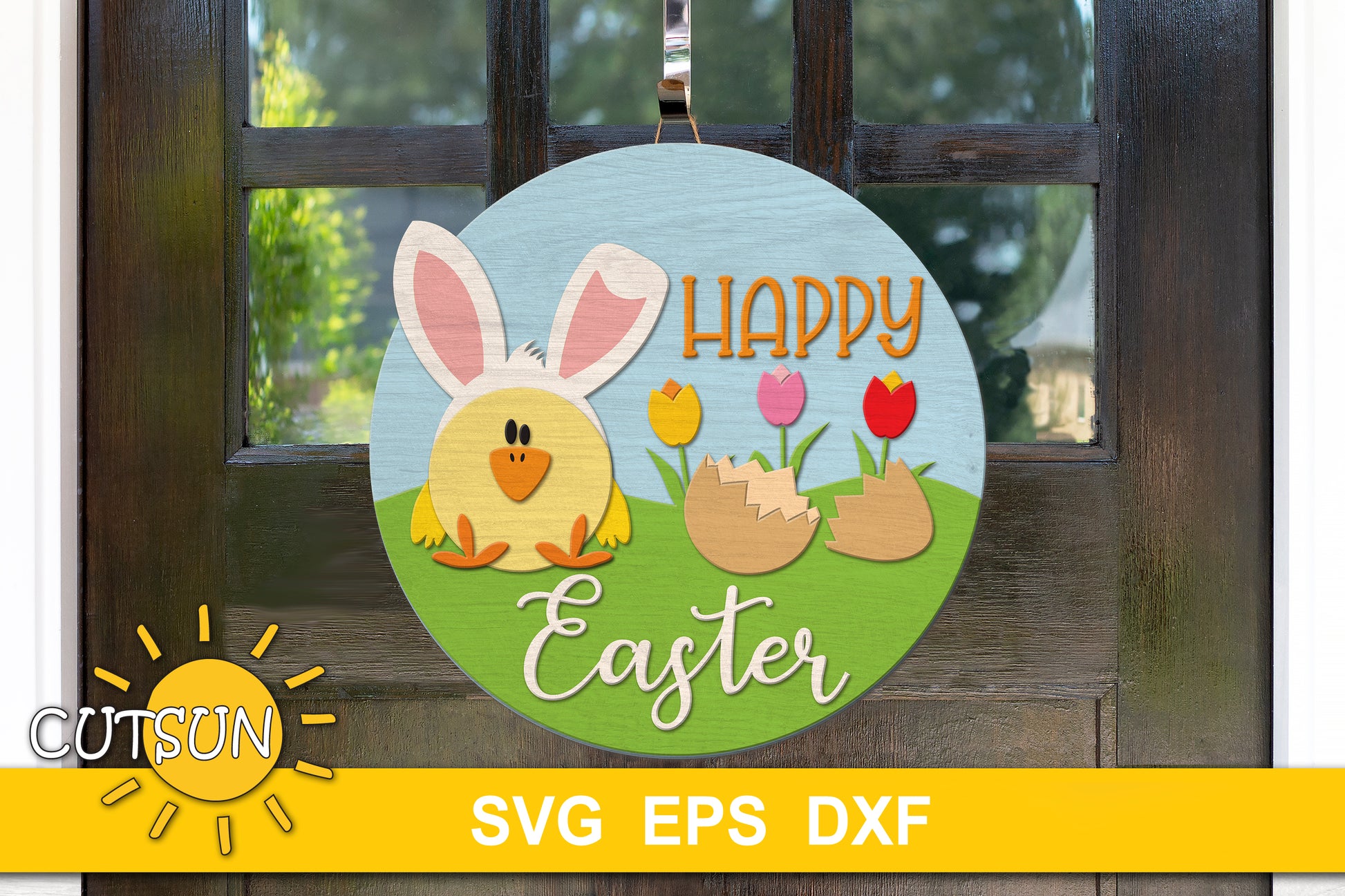 Easter door hanger