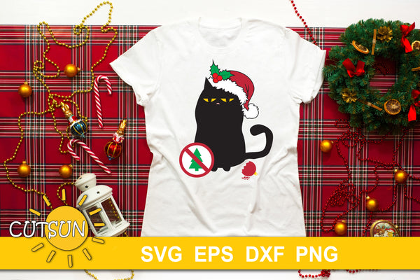 Christmas Cat SVG