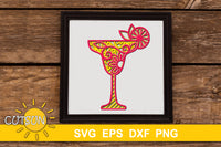 3D Layered Cocktails SVG Bundle