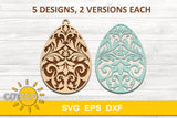 Easter Eggs Ornaments SVG bundle