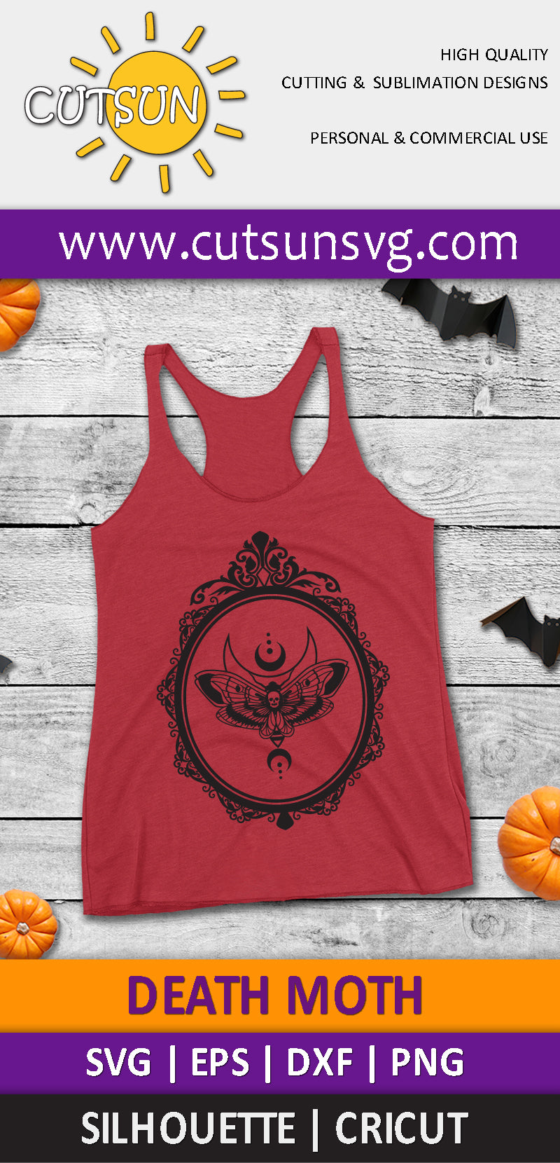 Death moth SVG