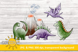 Dinos sublimation design | Cute Dinosaurs clipart