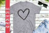 Valentine SVG | Doodle Heart SVG | Valentines day SVG