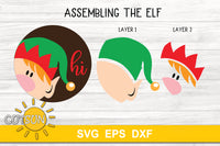 Christmas Elf Door hanger SVG | Elf hi door sign SVG | Christmas door hanger SVG
