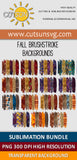 Fall Backgrounds sublimation bundle | Autumn backgrounds sublimation bundle