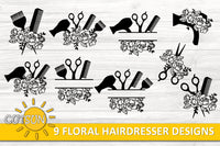 Floral Hair Dresser SVG bundle