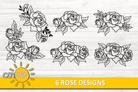 Rose bouquets SVG bundle
