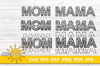 Mothers day SVG | Floral Mom cut file | Floral mama cut file