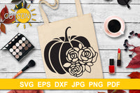 Floral pumpkin SVG