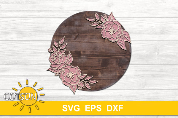 Flower SVG | Floral Laser cut svg