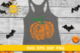 Floral pattern Pumpkin SVG