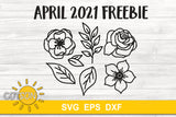 Flower free svg