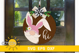 Bunny Gnome door hanger SVG