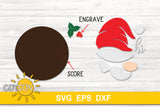 Christmas Gnome Door hanger SVG | Gnome hi door sign SVG | Christmas door hanger SVG