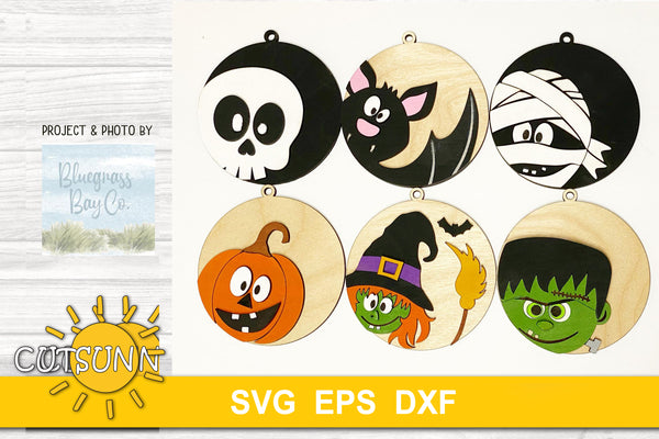 Halloween ornaments SVG bundle