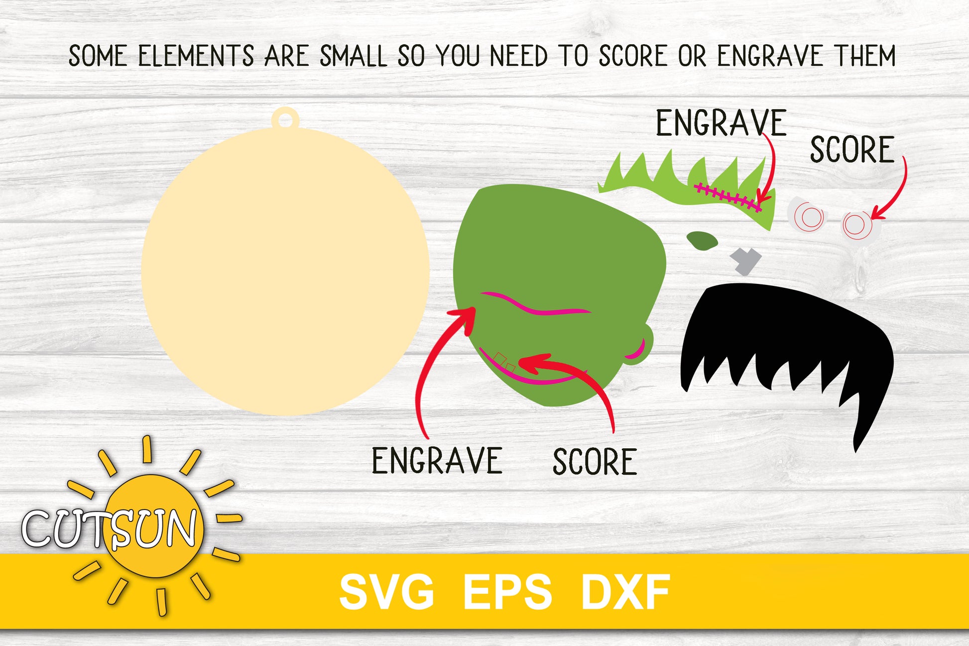 Halloween ornaments SVG bundle