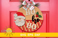 HoHoHo Santa Door Hanger SVG