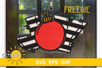 Joy Door hanger SVG freebie | Doodle Joy Door sign Free SVG