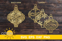 3D Layered Arabesque ornaments Bundle