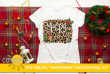 Merry and Bright Christmas sublimation design