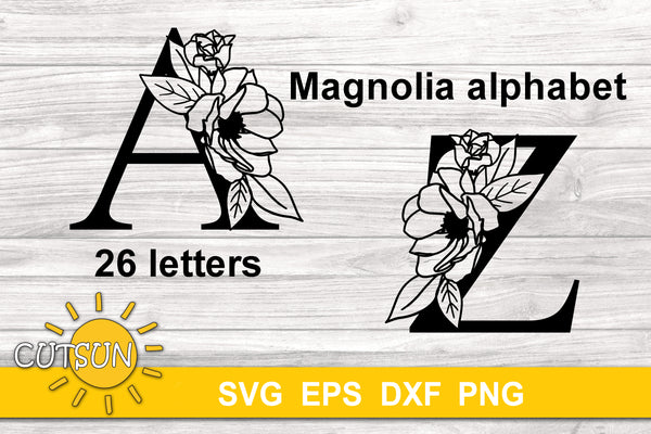 Mangolia Alphabet 